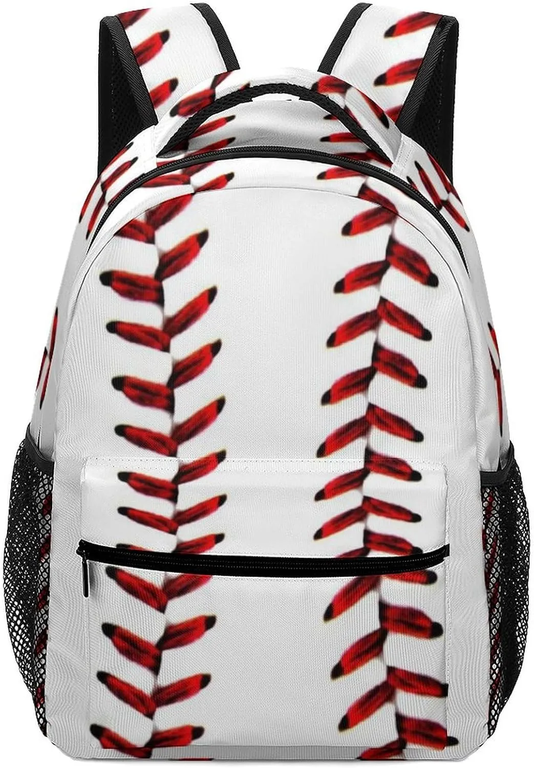 Rucksack Backpack Travel Sport Baseball Print Pattern School Bookbags Double Shoulder Bag for Mens Boys Kids