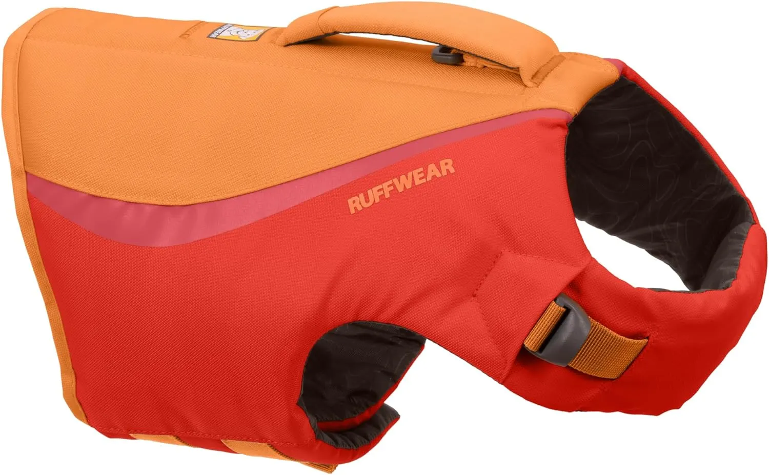 Ruffwear, Float Coat, Dog Life Jacket, Swimming Safety Vest with Handle, Red Sumac, Small