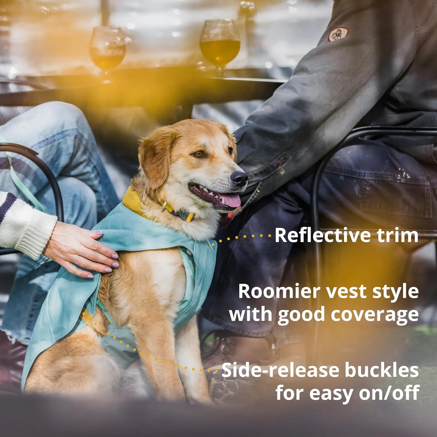 Ruffwear, Stumptown Insulated and Reflective, Cold Weather Winter Jacket for Dogs, Orion Blue, Large