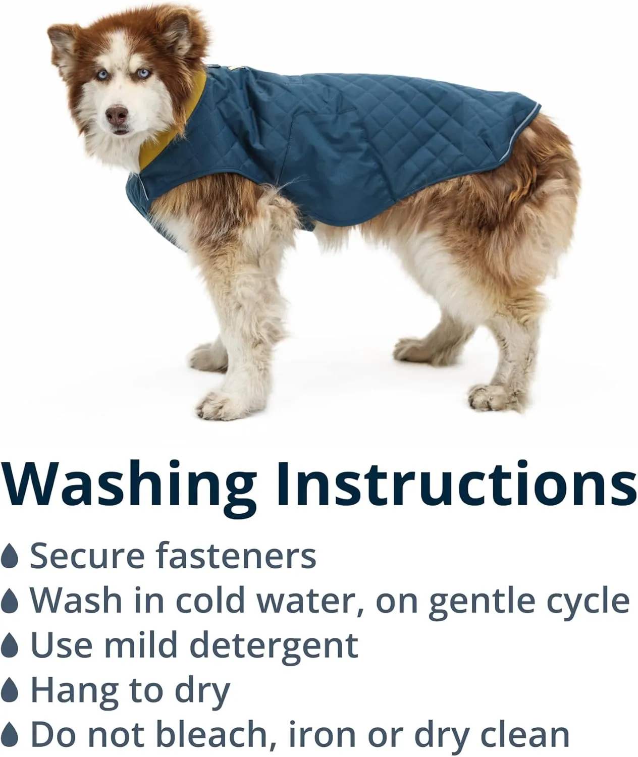 Ruffwear, Stumptown Insulated and Reflective, Cold Weather Winter Jacket for Dogs, Orion Blue, Large