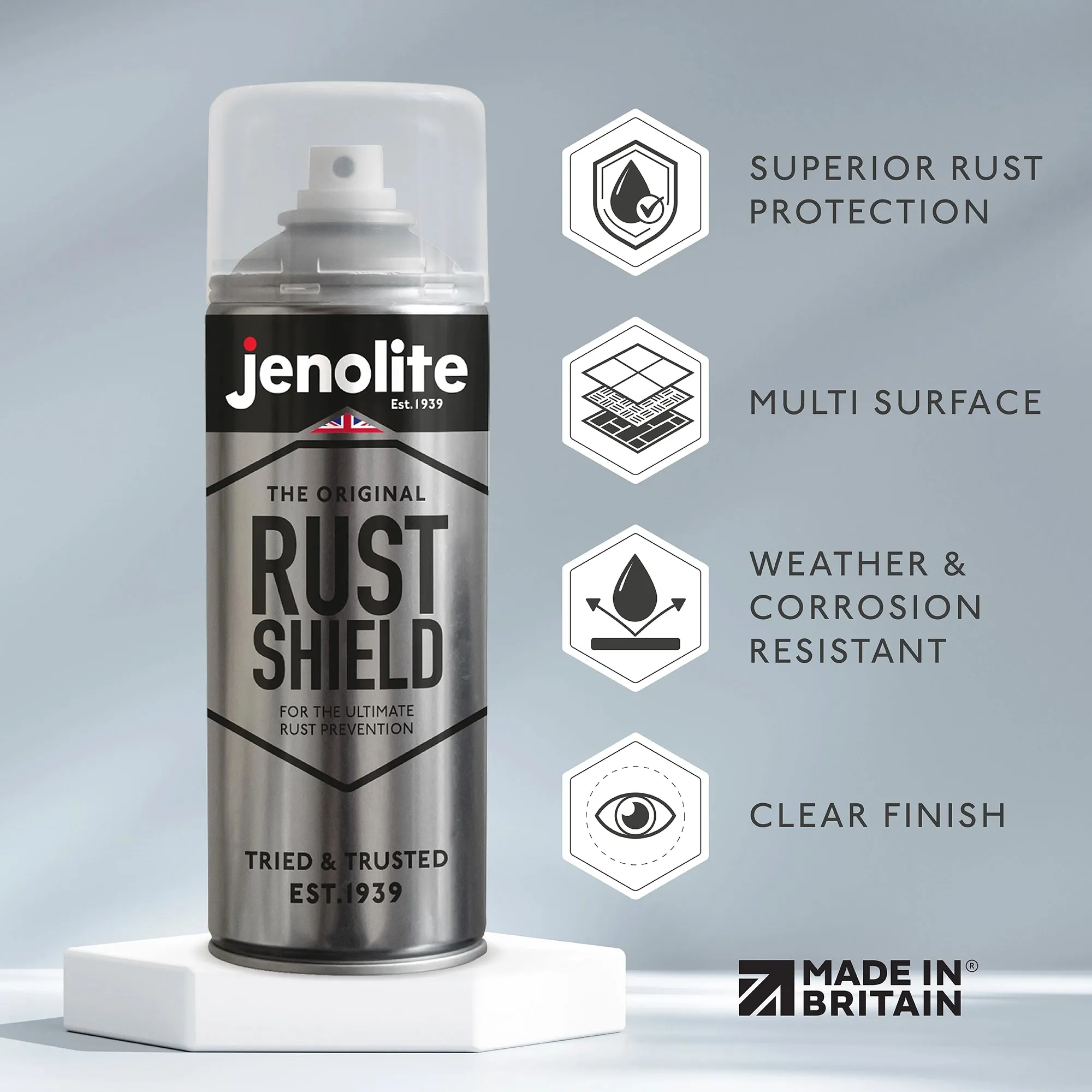 Rust Shield Clear Metal Lacquer | 400ml | Rust Protection Spray