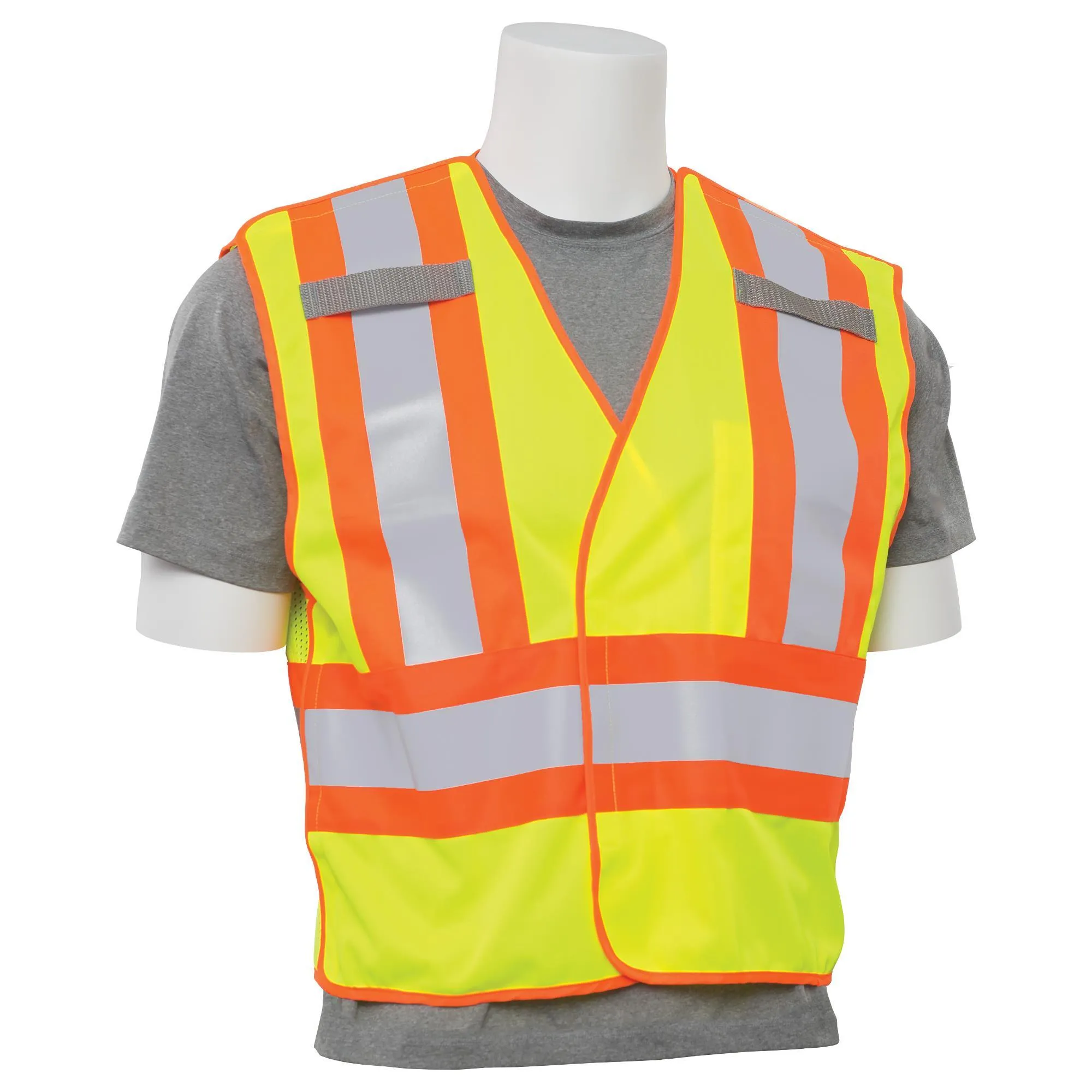 S345 Class 2 Public Safety 5-Point Break-Away Safety Vest 1PC
