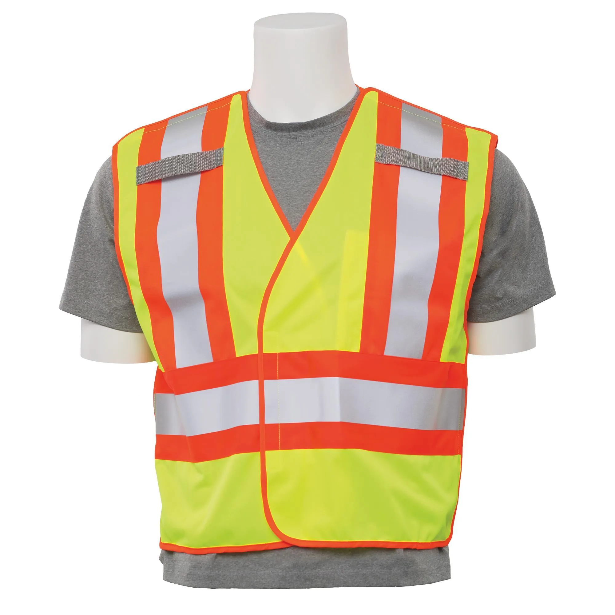 S345 Class 2 Public Safety 5-Point Break-Away Safety Vest 1PC
