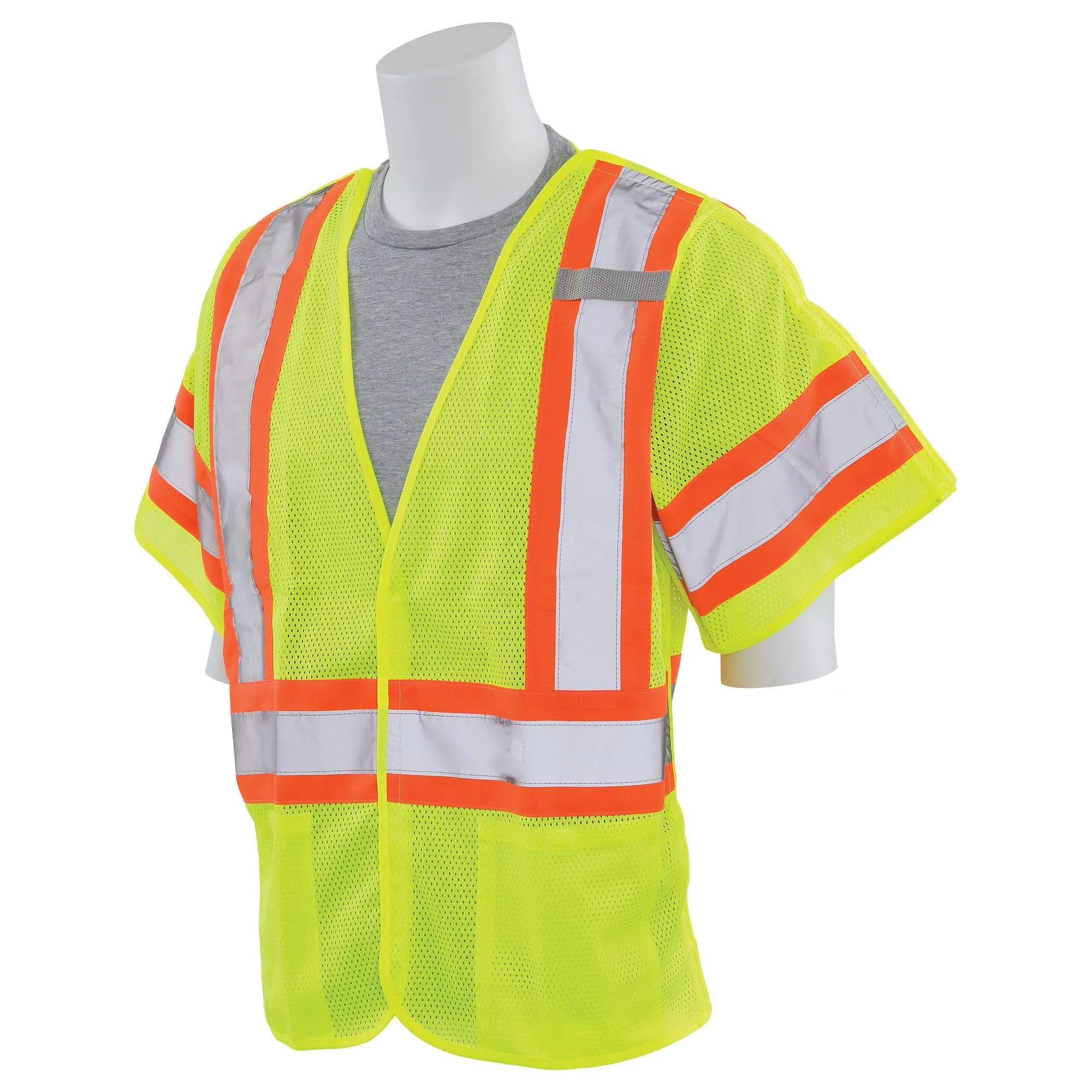 S622 Class 3 5-Point Mesh Break-Away Safety Vest 1pc
