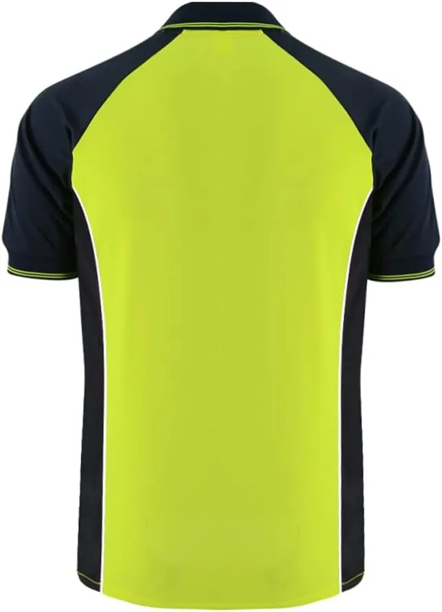 Safety Shirt High Visibility Short Long Sleeve Reflective Polo Shirts, Work T Shirts for Men Construction