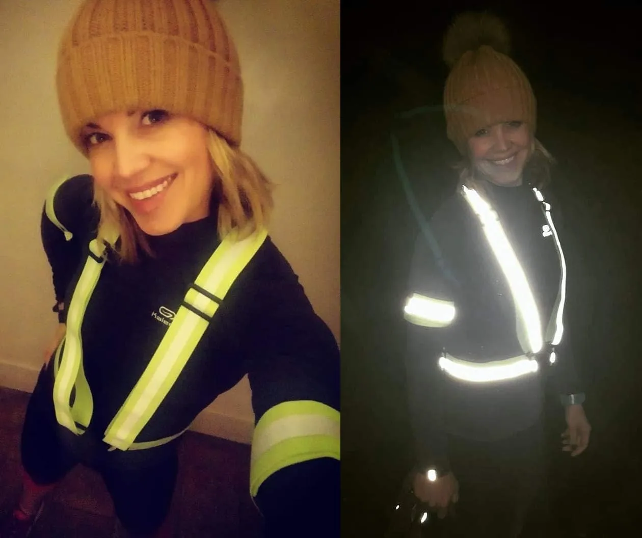 Safety Straps Reflective Vest for Running Hi Vis Suspenders Reflective for Men Women Safety Vests Strap Fully Adjustable