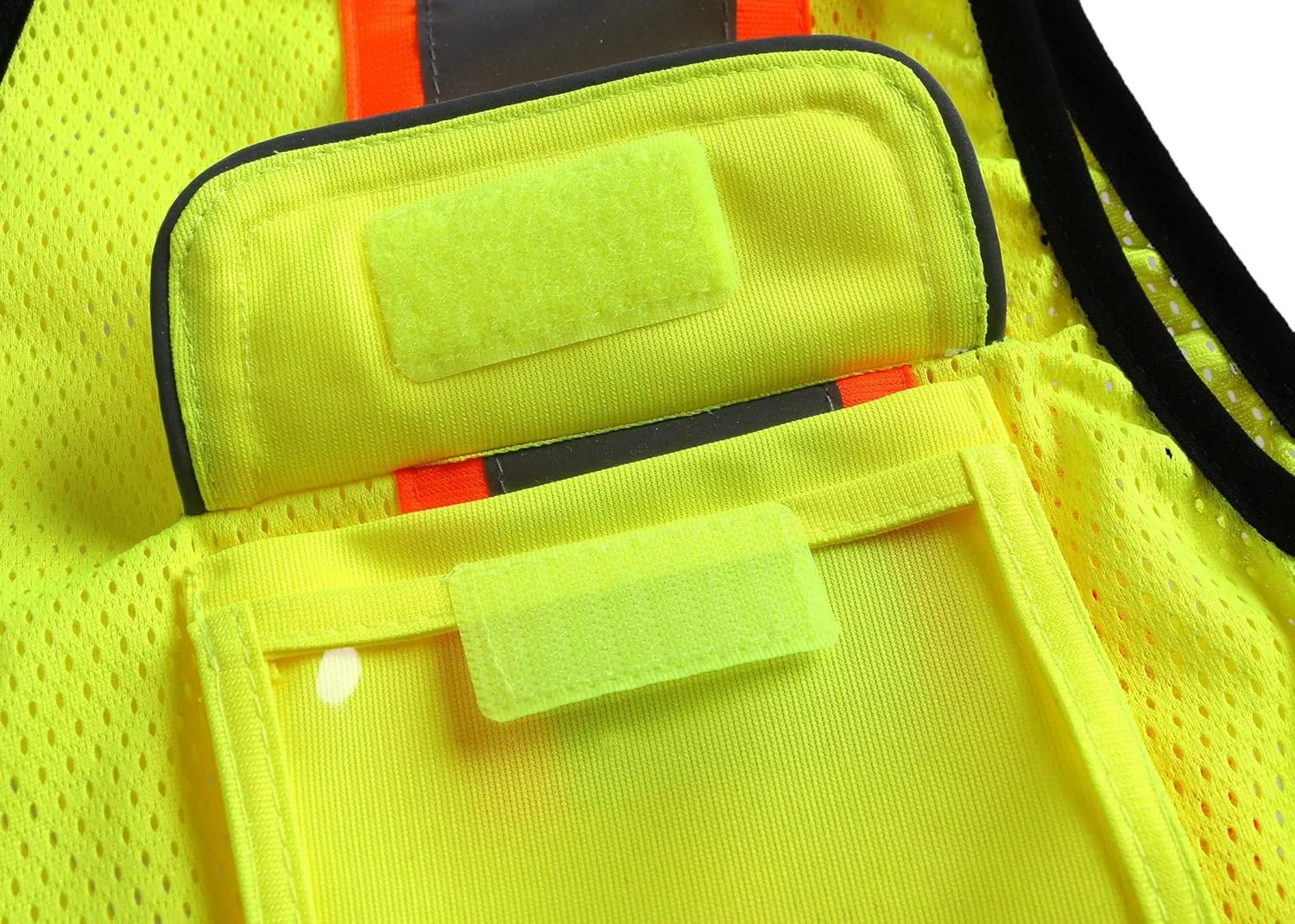 Safety Vest For Women,High Visibility Reflective Vest With Multi Pockets And Zipper,Work Vest For Lady
