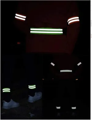 Safety Waistcoat Reflective Vest Belt Leggings Belt for Cycling Leggings with Bicycle Drawstrings Reflective Vest