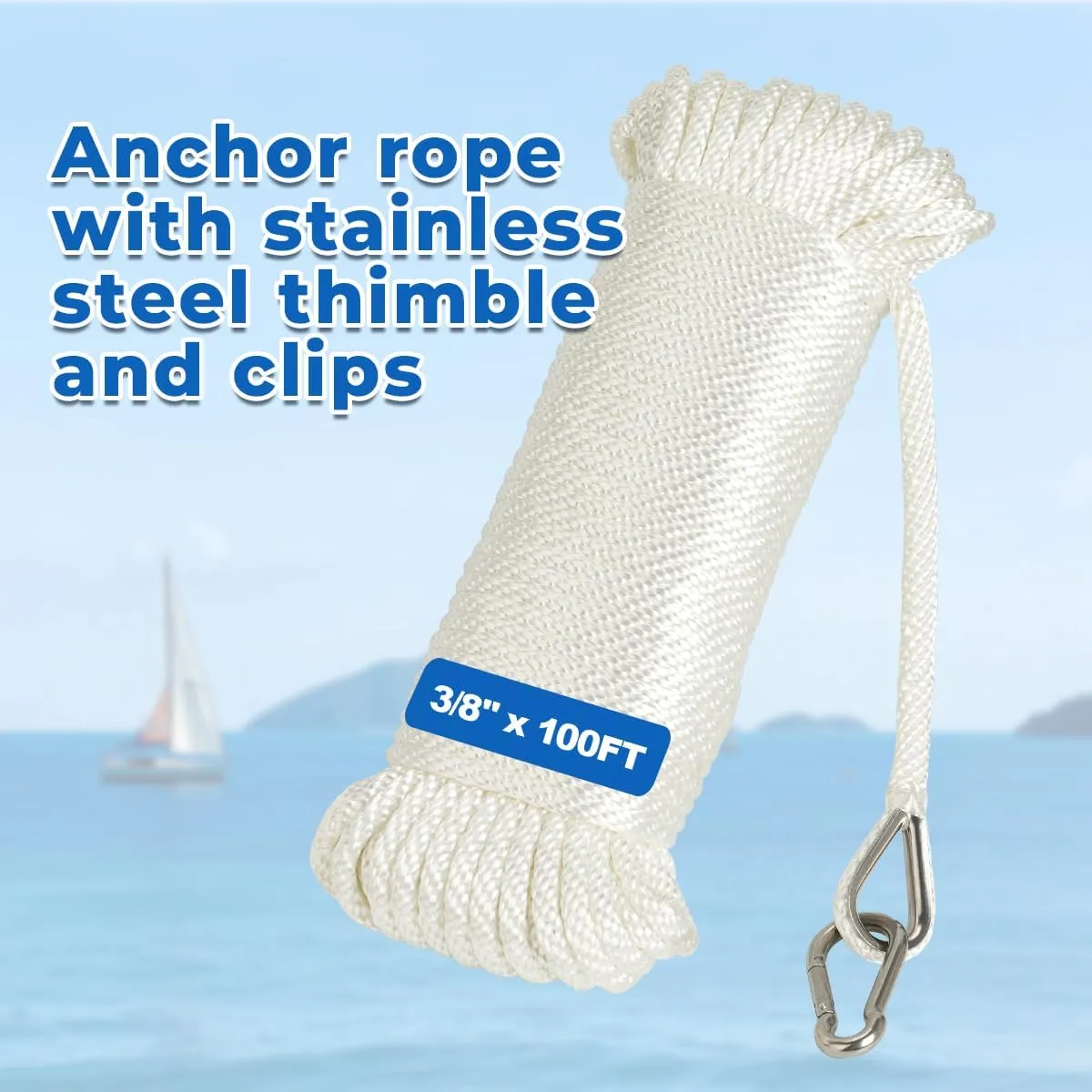 Sand Spike Boat Anchor Slide Pole Anchor Beach Shore Spike for Boats, Jet Ski, Pontoon, Kayak, Canoe, Stainless Steel Sand Anchor Pole Stick
