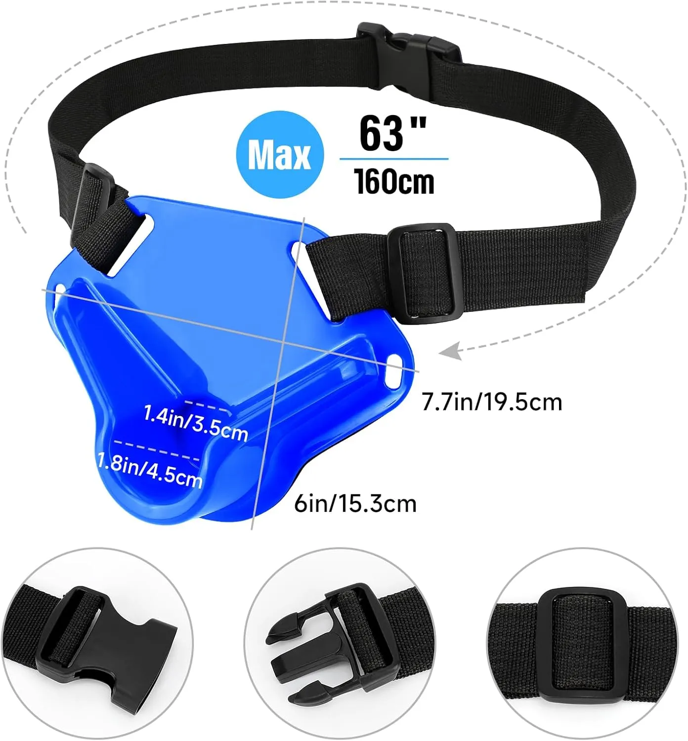 SANLIKE Fishing Belt 2PCS Adjustable Fishing Fighting Hook Remover Set Deep Sea Gear, Tackle Boat Fishing Rod Belt Holder