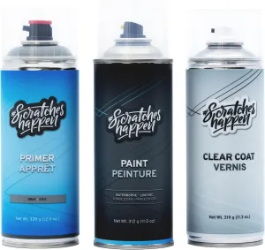ScratchesHappen Exact-Match Spray Paint - Wedgewood Blue (9520114) for Bentley - Preferred (Paint   Clear Coat   Primer)
