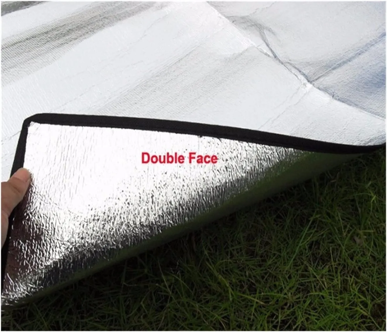 SEALFO Ultralight Camping Mat Picnic Blanket Beach Mattress Sleeping Pad Aluminum Foil EVA Foam Mat Outdoor Tent (Color : 200 x 100cm, Size : A)
