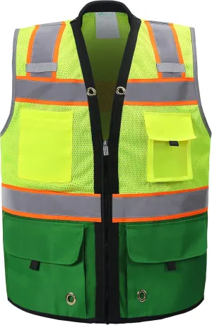 Shine Bright Safety Vest - High Visibility with Reflective Straps and Pockets – Premium, Soft, Durable, and Breathable