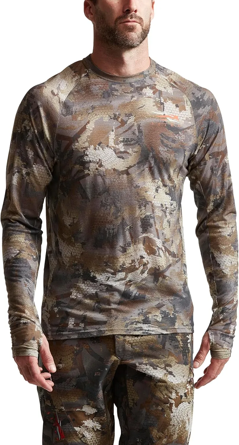 SITKA Gear Mens Core Merino 120 Long Sleeve Crew