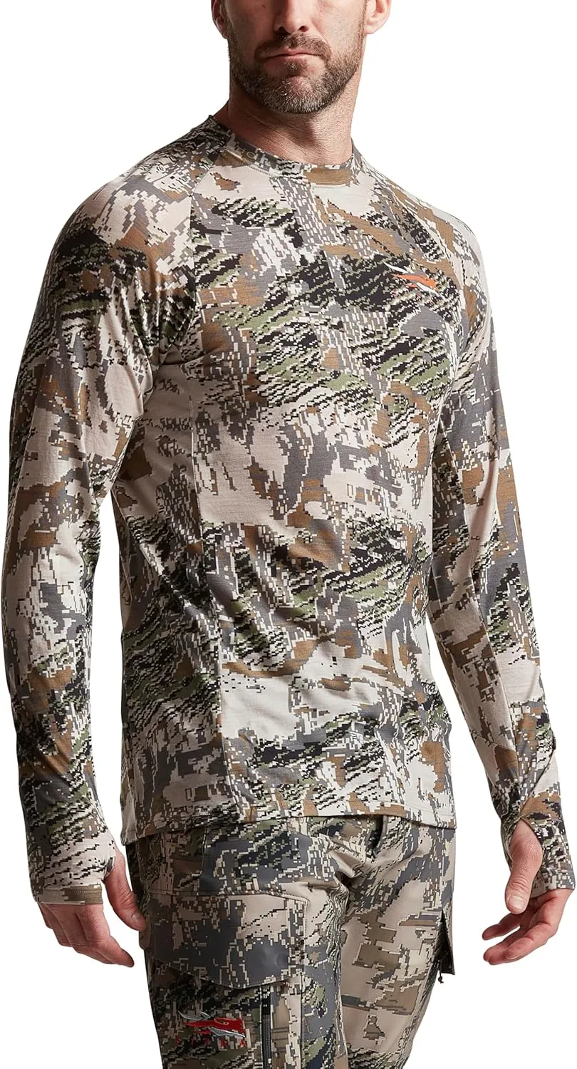 SITKA Gear Mens Core Merino 120 Long Sleeve Crew