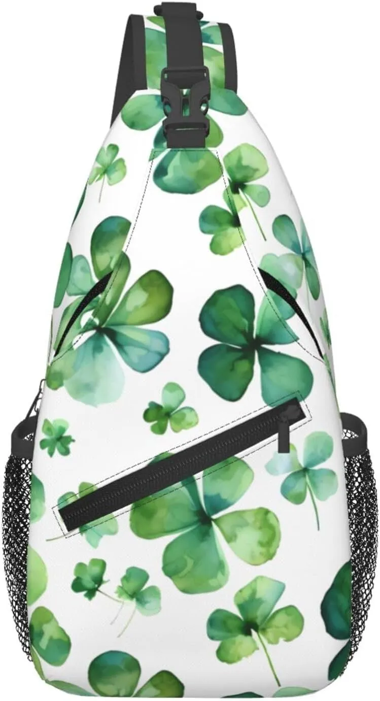 Sling Bag for Men Women Crossbody Backpack Happy St Patrick's Day1 Crossbody Bag Chest Bag for Travel Sport