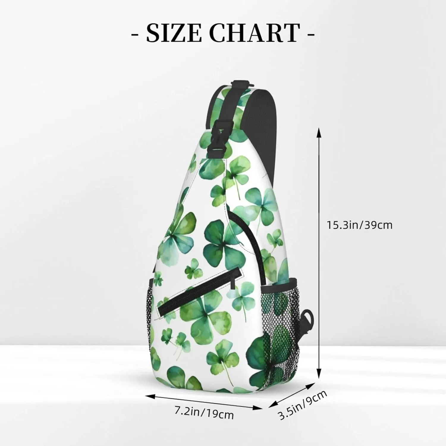 Sling Bag for Men Women Crossbody Backpack Happy St Patrick's Day1 Crossbody Bag Chest Bag for Travel Sport