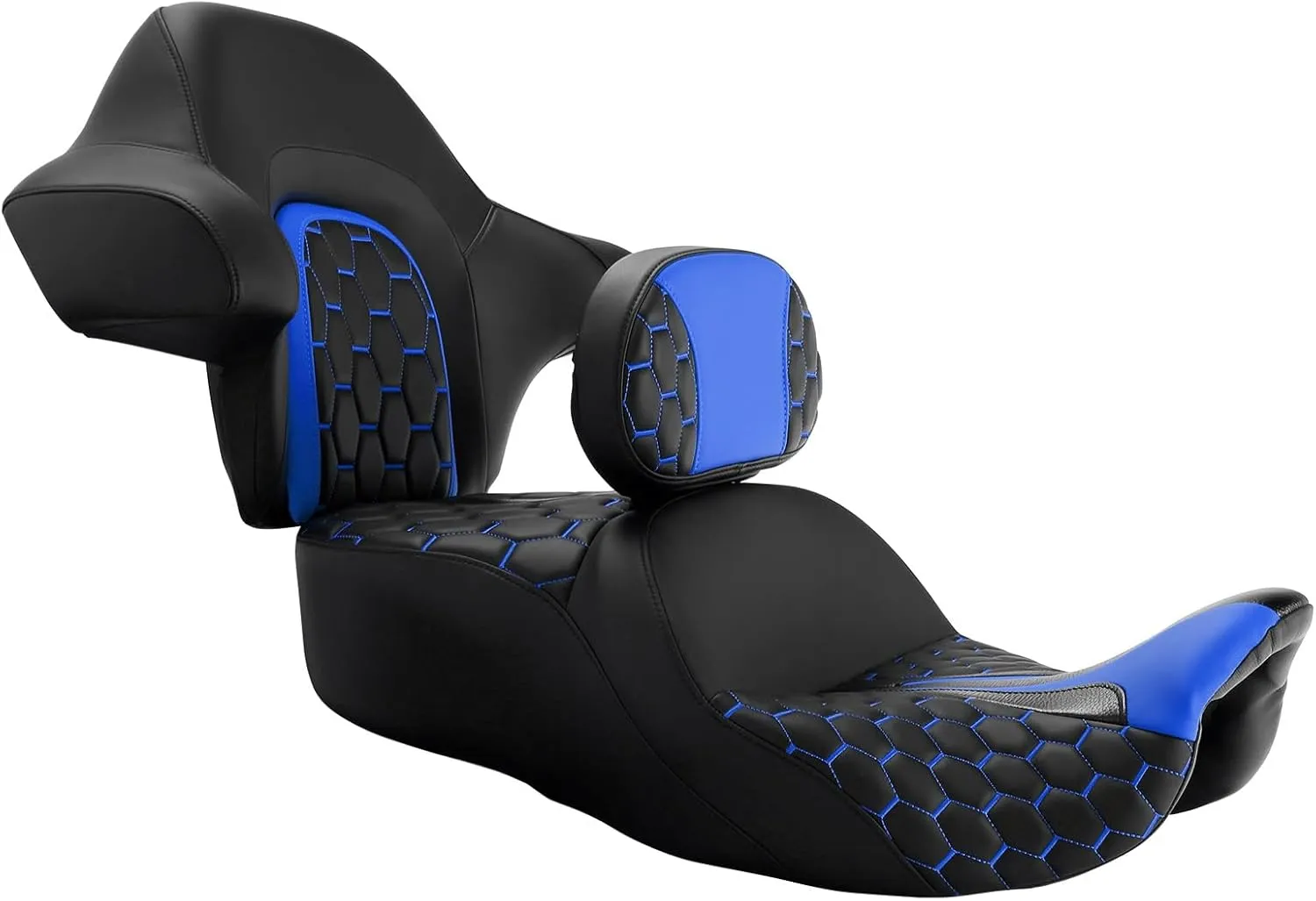 SLMOTO Hammock Motorcycle Passenger Seat Bracket Pad - SLMOTO Passenger Bracket Fit for Harley Touring Road King FLHR Street Glide FLHX Road Glide FLTRX Electra Glide FLHT 2014-2023