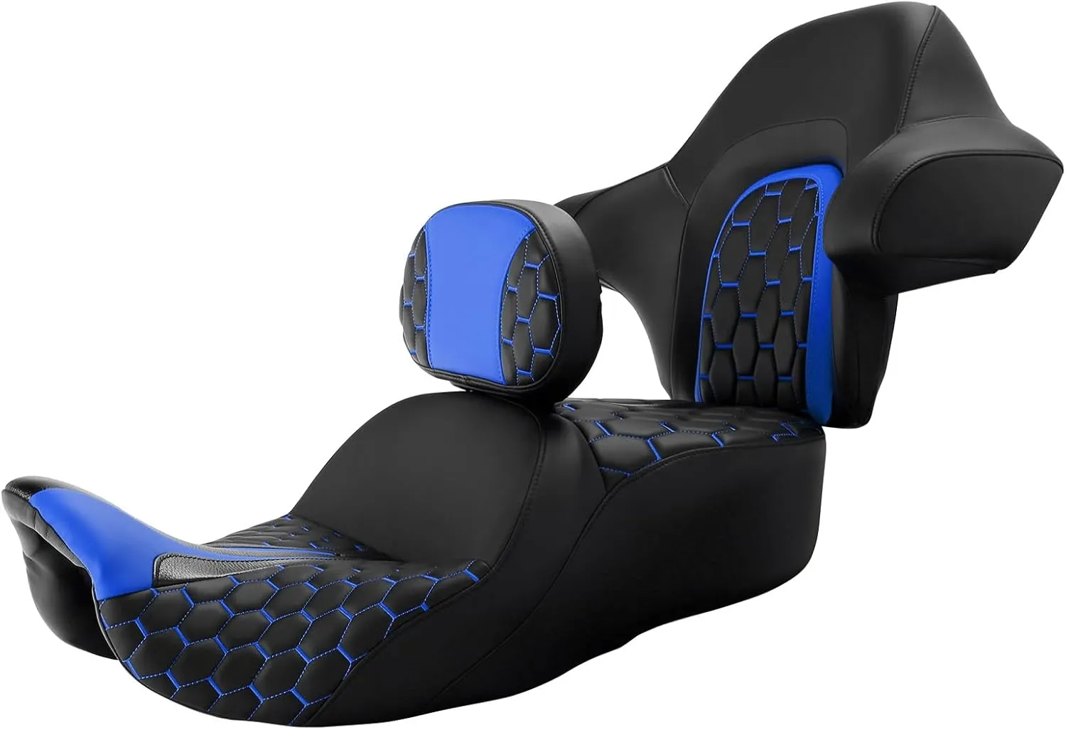 SLMOTO Hammock Motorcycle Passenger Seat Bracket Pad - SLMOTO Passenger Bracket Fit for Harley Touring Road King FLHR Street Glide FLHX Road Glide FLTRX Electra Glide FLHT 2014-2023