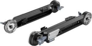SmallRig Shoulder Rig Extension Arm Adapter Part with M6 Rosette for ARRI, One-Touch Quick Length Adjustment, Pack of 2-5206