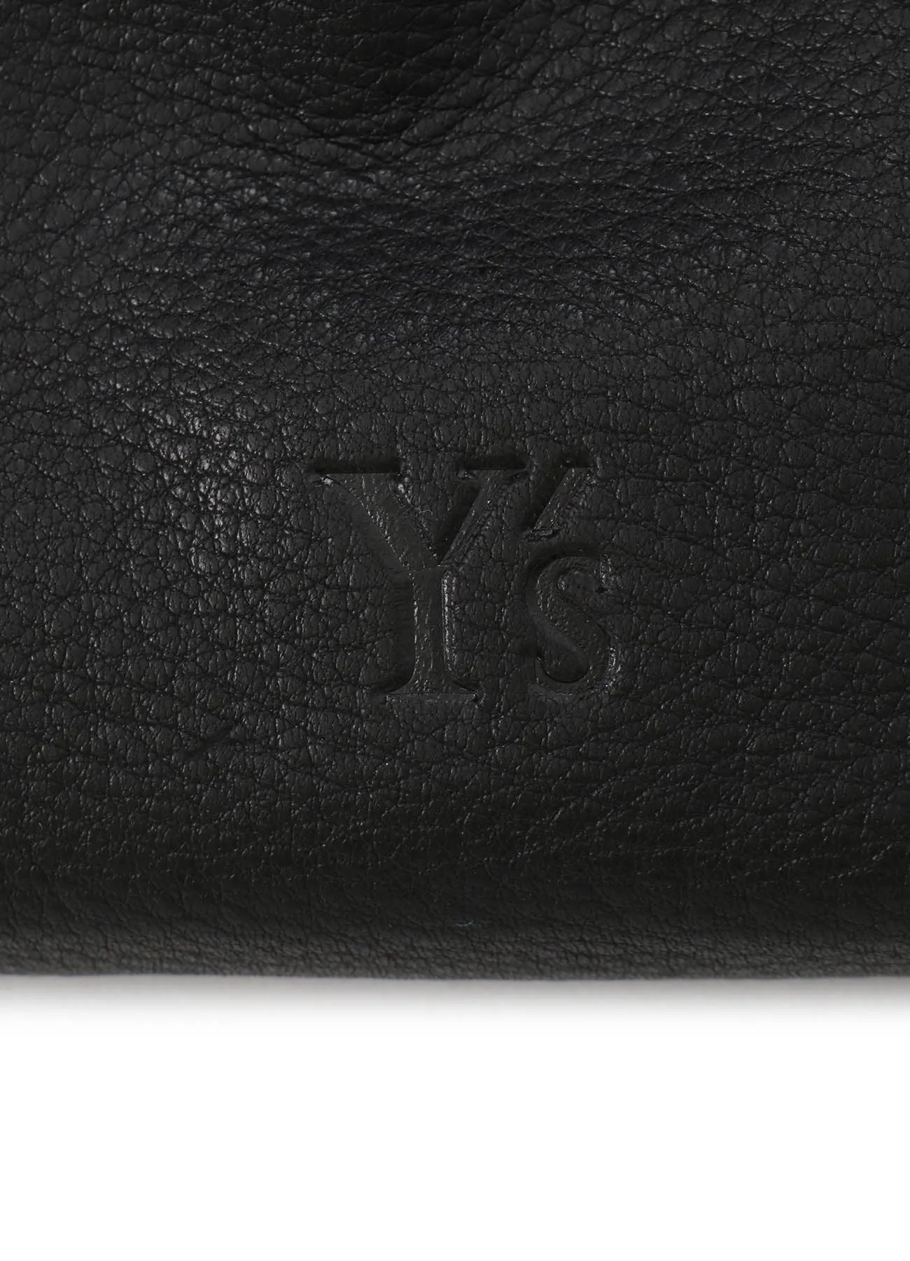 SOFT SHRINK LEATHER DOUBLE POUCH