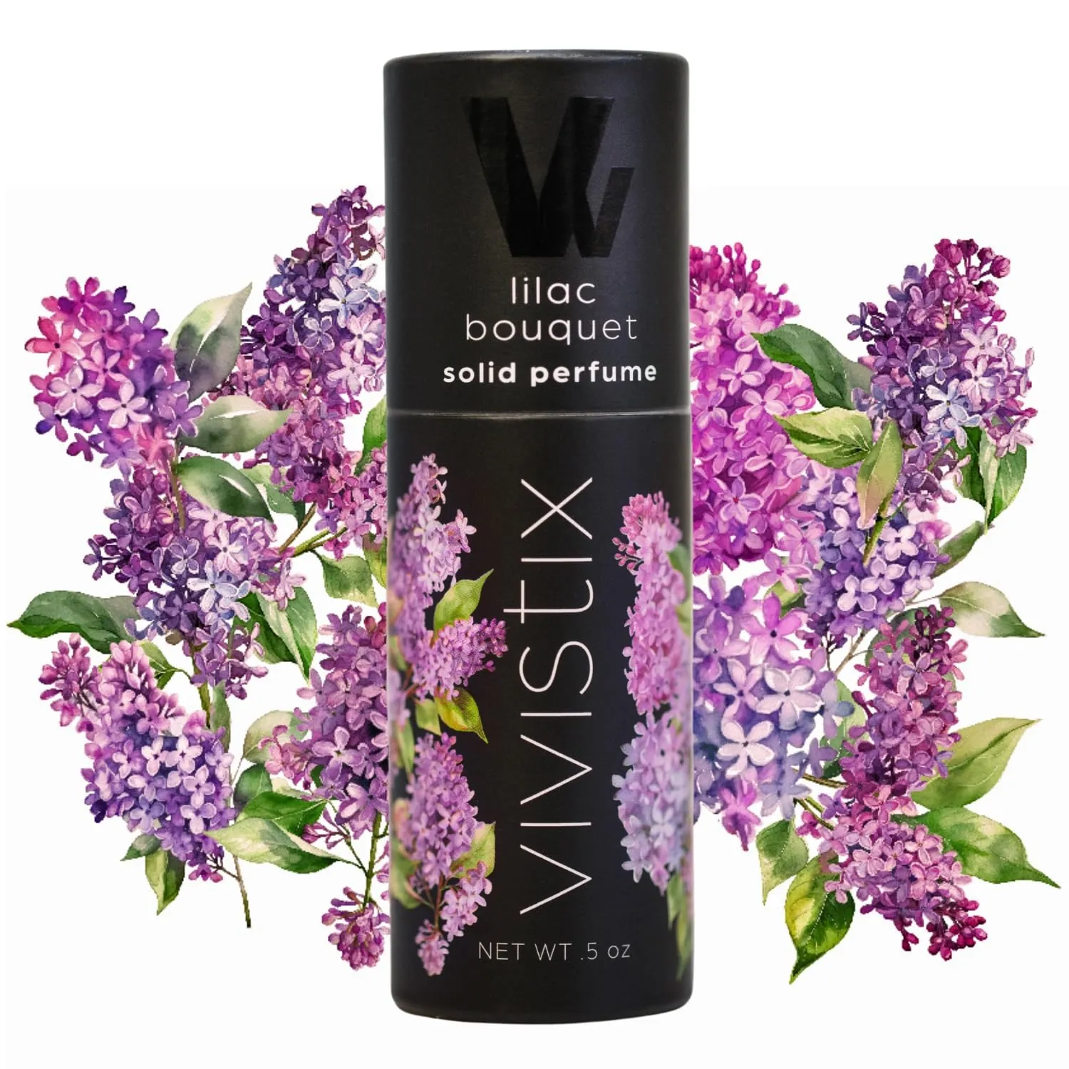 Solid Perfume Stick | Lilac Bouquet scent | Portable, clean, travel perfume | Made in the USA