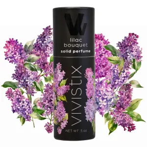 Solid Perfume Stick | Lilac Bouquet scent | Portable, clean, travel perfume | Made in the USA