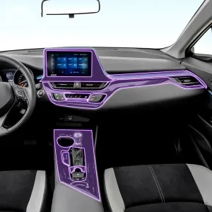 SPANN Car Interior Central Console Gear Panel Navigation Screen TPU Protector Film, Fit For Toyota Izoa 2018-2023 Accessories