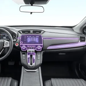 SPANN Car Interior Central Console Gear Panel Navigation Screen TPU Protector Film, Fit Honda Breeze 2020-2022 Accessories
