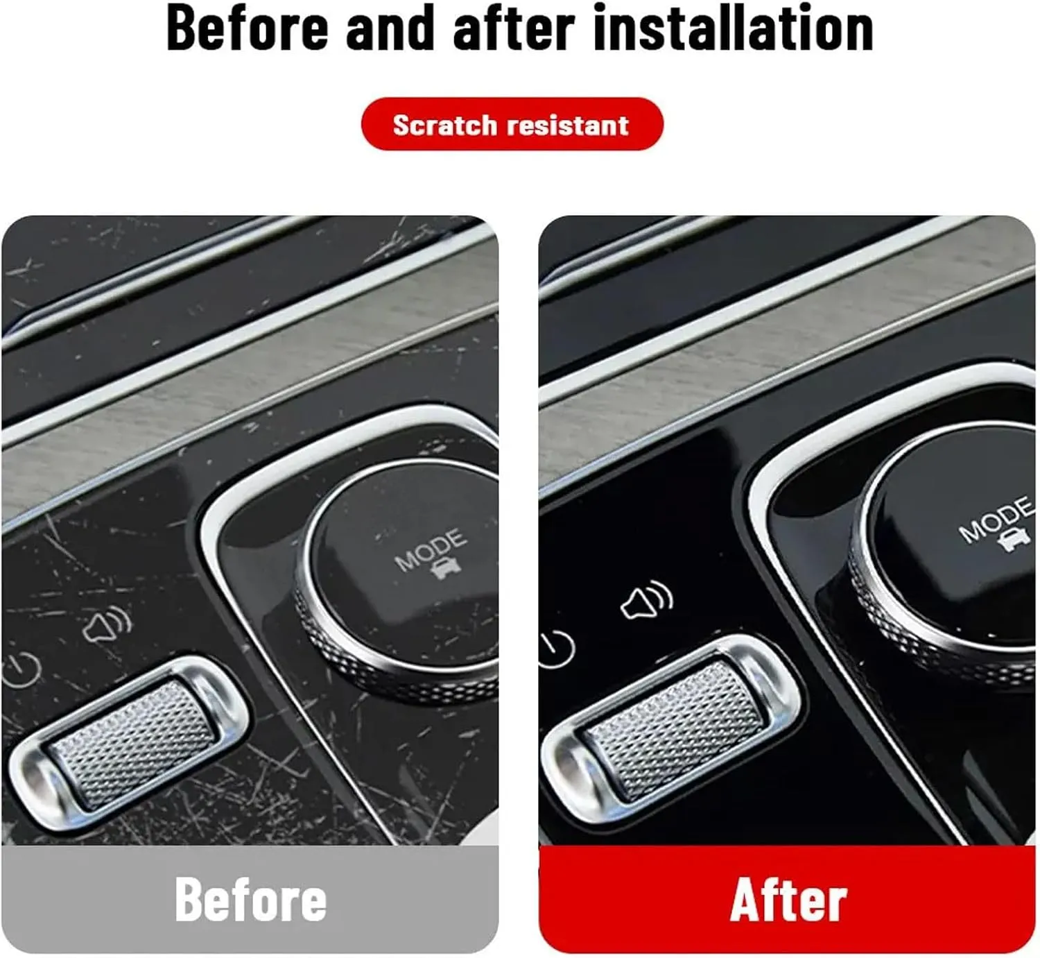 SPANN Car Interior Central Console Screen Gear Panel Navigation TPU Protective Film,Fit For BYD SONG PLUS 2022-2024 Accessories