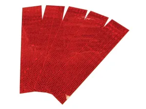 Sparex Brand S.29908 Red Reflective Tape, 2'' x 9'' (5 pcs.)