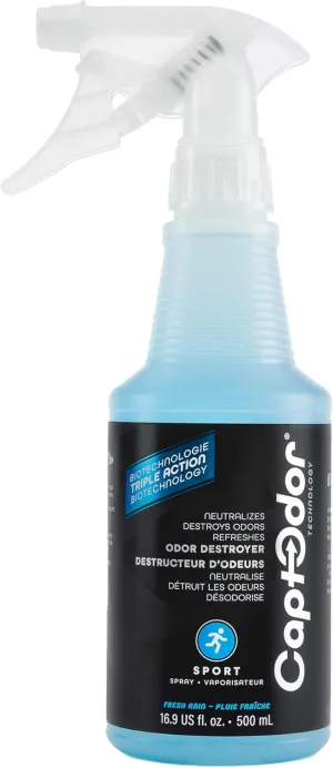 Sports Odor Destroyer Spray (16.9 Fl Oz (Pack of 1)) - Sports Gear Odor Eliminator & Deodorizer Spray - Neutralizer & Refresher Spray for Protective Equipment, Sportswear & Outdoor Gear