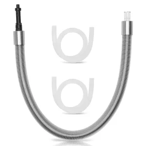 Stainless Steel Milk Pipe Casing with HP1 Adapter, Compatible with Jura Coffee Machine Models:WE8, ENA 8, Micro 90, E6, D6,E6 (CNC),E6 (INTC),E8 (2015)
