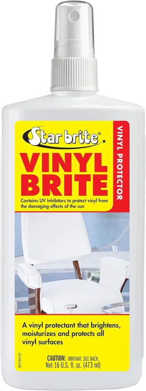 STAR BRITE Vinyl Brite Marine Grade Protectant Spray - Brighten, Moisturize & Protect Vinyl, Rubber, Fiberglass, Plastic & More