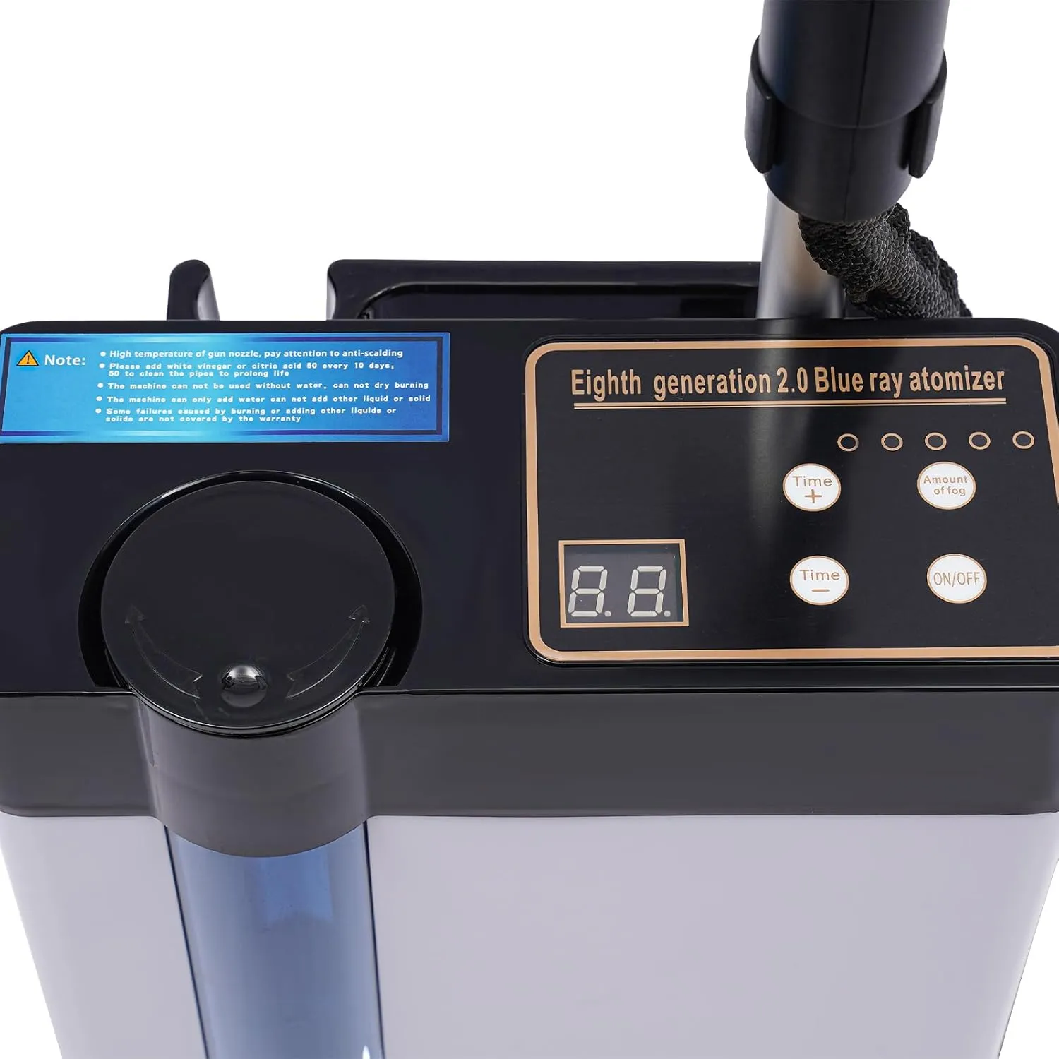 Steamer for Hair Salon, Nano Mist Hair Steamer Multi-Functional Nano ion Hair Color Processor, 1300W Vertical Hair Nano Steamer Machine with Rolling Base for Deep Hair Care Repair, Hair Styling