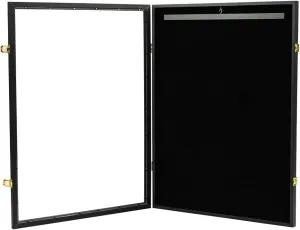 Storage Box Wall Display Case Lockable Rack for Football Basketball Jersey 32 inches