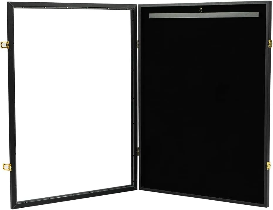 Storage Box Wall Display Case Lockable Rack for Football Basketball Jersey 32 inches