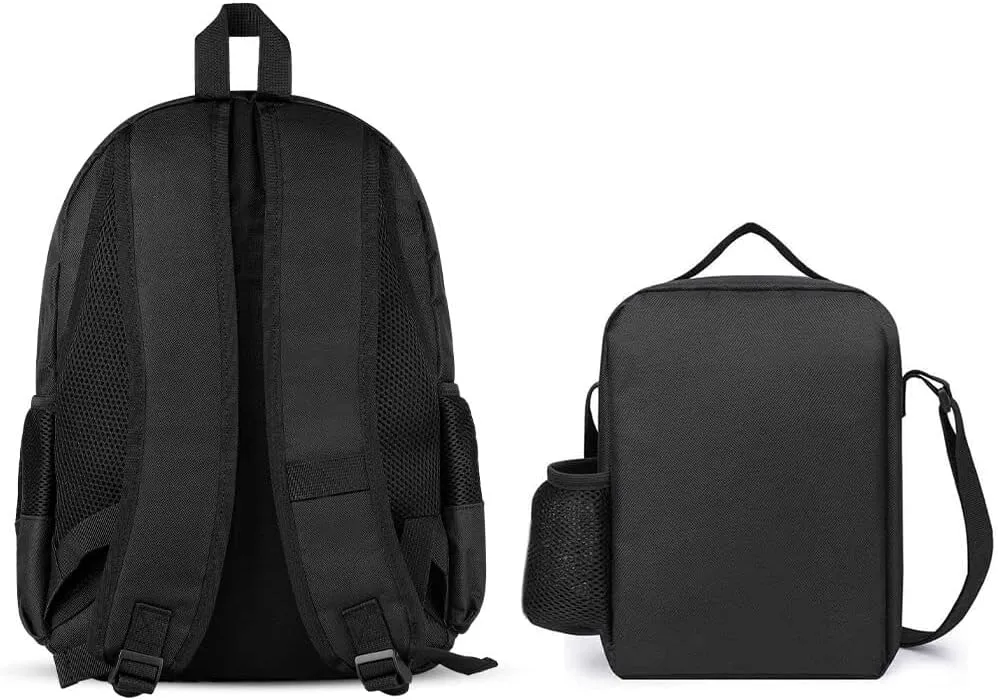 Supdreamc Adults Daypack Sets - Mystery Dragon Trippy Art Shoulder Bag 3 Piece College Travel Hiking Backpack, 3 Piece Daypack Climbing Shoulder Bag