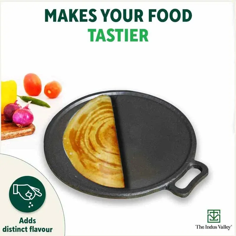 Super Smooth Cast Iron Kadai Tawa  Free ₹400 Tadka Pan, Kitchen set for Home, 100% Pure, Toxin-free, Nonstick