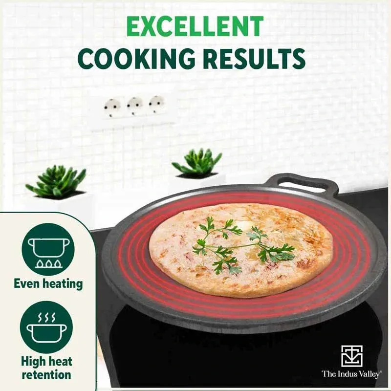 Super Smooth Cast Iron Kadai Tawa  Free ₹400 Tadka Pan, Kitchen set for Home, 100% Pure, Toxin-free, Nonstick