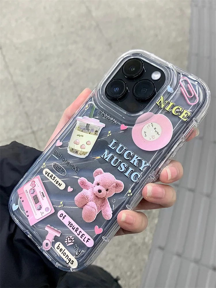 Sweet Cool Bear iPhone Case