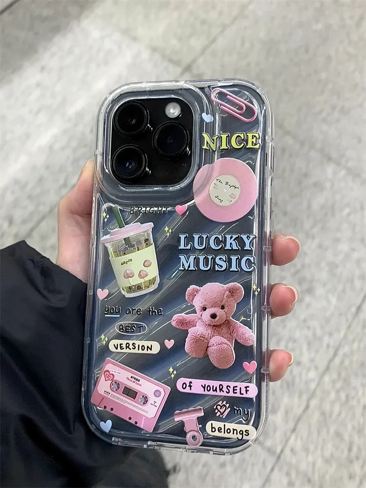 Sweet Cool Bear iPhone Case