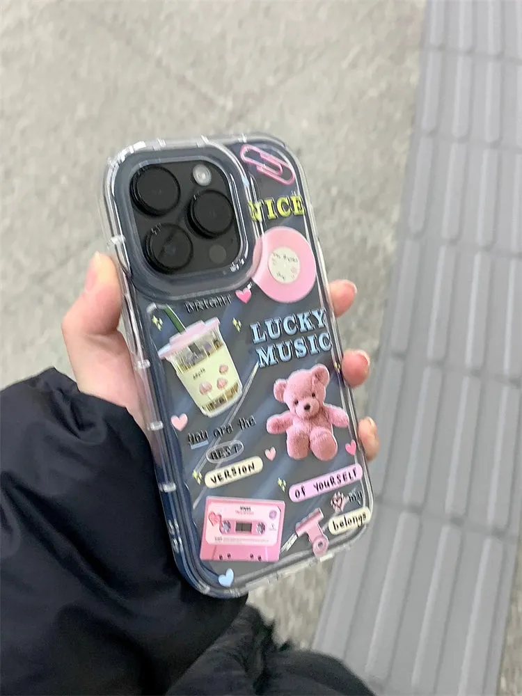Sweet Cool Bear iPhone Case