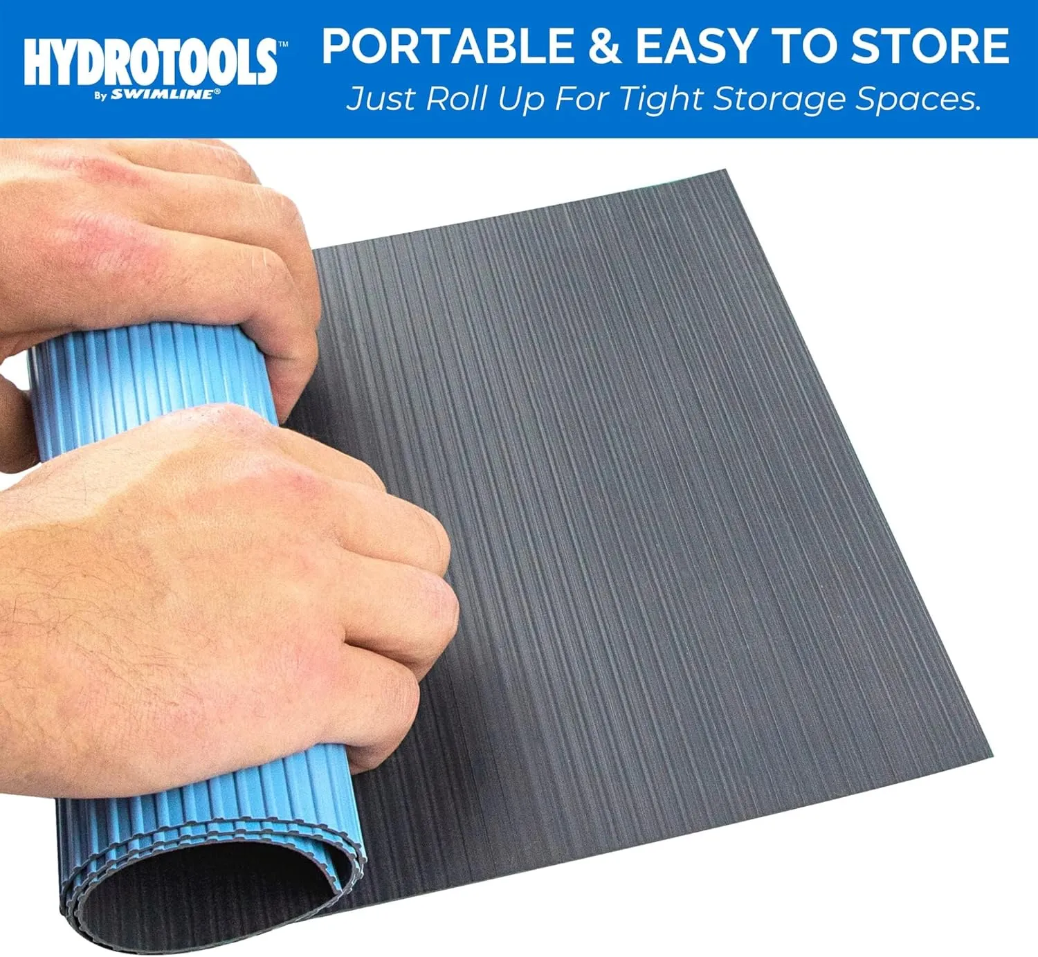 SWIMLINE HYDROTOOLS Protective Mat for Above Ground Pool Ladders/Stairs/Steps, 36" x 36"