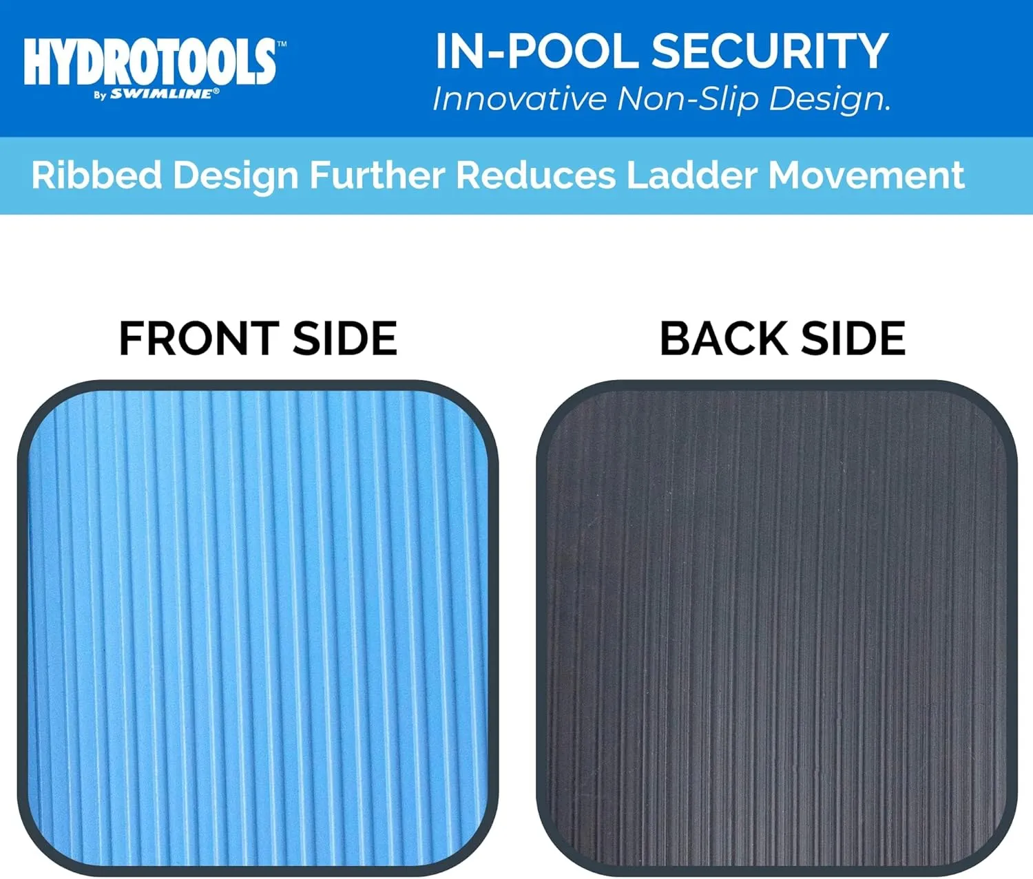 SWIMLINE HYDROTOOLS Protective Mat for Above Ground Pool Ladders/Stairs/Steps, 36" x 36"