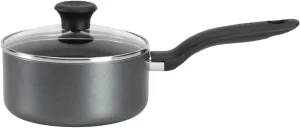 T-fal Initiatives Nonstick Sauce Pan 3 Quart Oven Safe 350F Cookware, Pots and Pans, Dishwasher Safe Black
