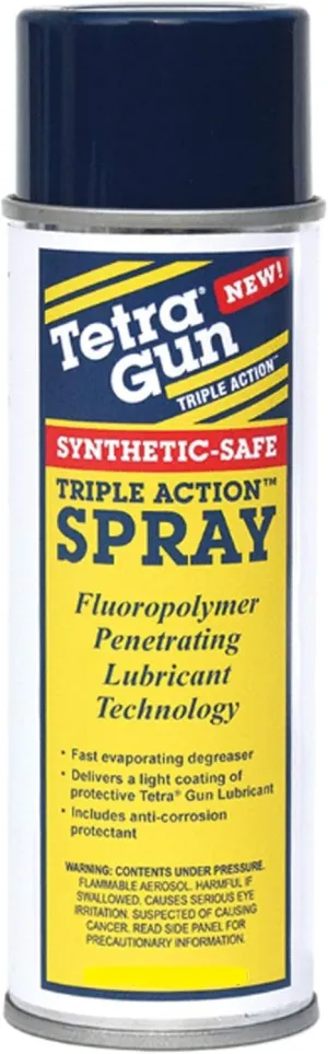 Tetra Gun Care Triple Action Spray Synthetic Safe, 10 oz.