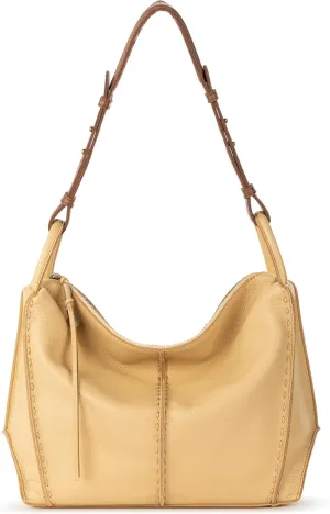 The Sak Los Feliz Hobo Purse - Premium Large Leather Women's Handbag for Everyday & Travel - Durable Purse With Zipper Pocket