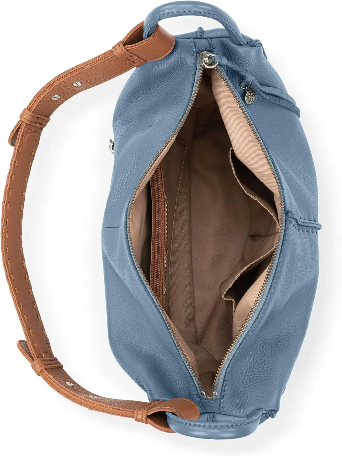 The Sak Los Feliz Hobo Purse - Premium Large Leather Women's Handbag for Everyday & Travel - Durable Purse With Zipper Pocket