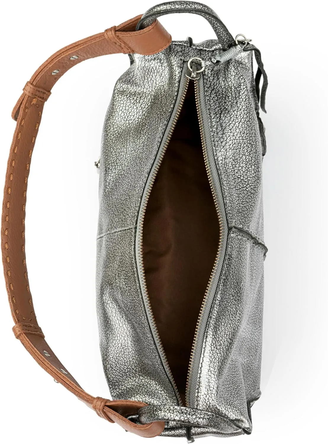The Sak Los Feliz Hobo Purse - Premium Large Leather Women's Handbag for Everyday & Travel - Durable Purse With Zipper Pocket